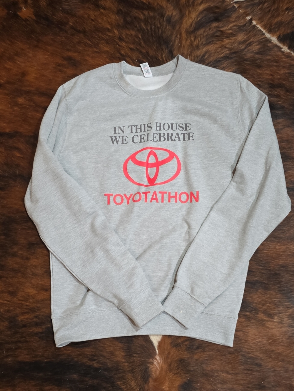 thon Graphic Crewneck Sweatshirt - Light Gray